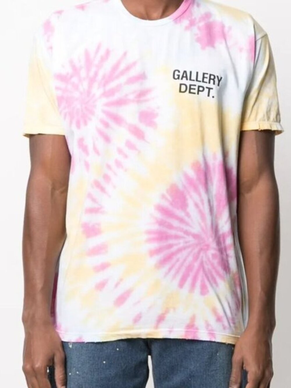 GALLERY DEPT. tie-dye logo print T-shirt